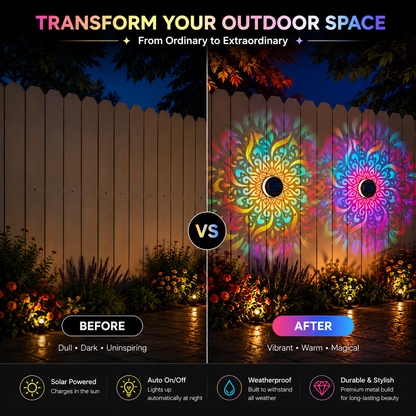 SOLARGLOW MANDALA LIGHTS